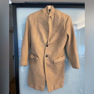 All Saints Tan and Black Coat